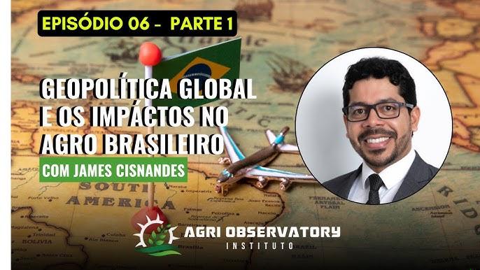 Mapa global mostrando fluxos de fertilizantes e exportações agrícolas