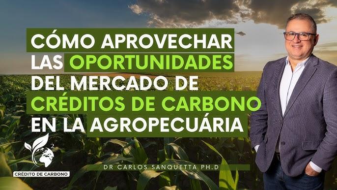 Produtor rural plantando árvores para sequestro de carbono no agro