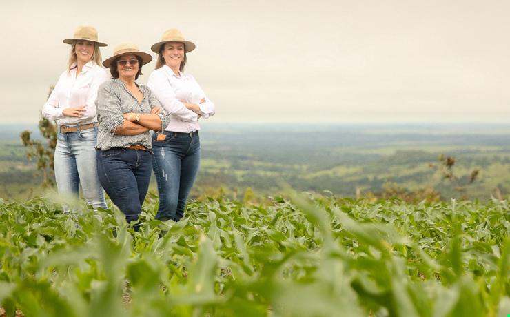 Líderes femininas em reunião no agronegócio