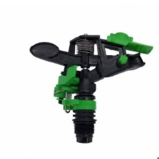 Instalação do aspersor giratório 3/4" Plastro em horta