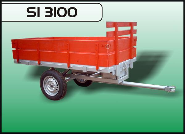 Carreta agrícola 1000kg Agrale em uso no sítio