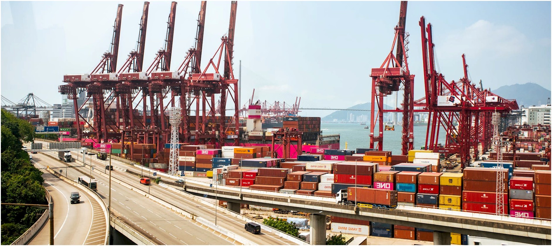 A vibrant view of Hong Kong