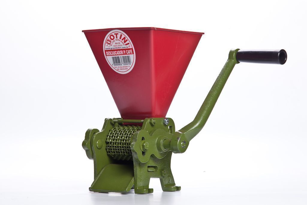 Descascador manual para café Botini 000967 com caixote, moenda e manivela