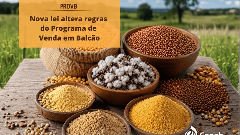 Produtos de alimentação animal citados na expansão do Programa de Venda em Balcão