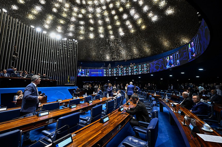Plenário do Senado durante sessão que aprovou mudanças no Programa de Venda em Balcão