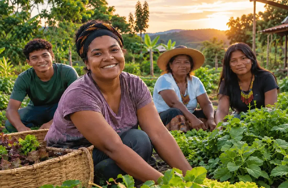 Banner do edital de Ater para transição agroecológica, juventude e povos e comunidades tradicionais.