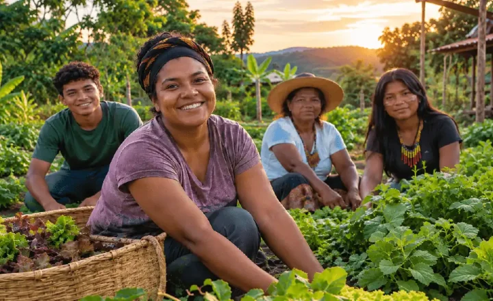 Banner do edital de Ater para transição agroecológica, juventude e povos e comunidades tradicionais.