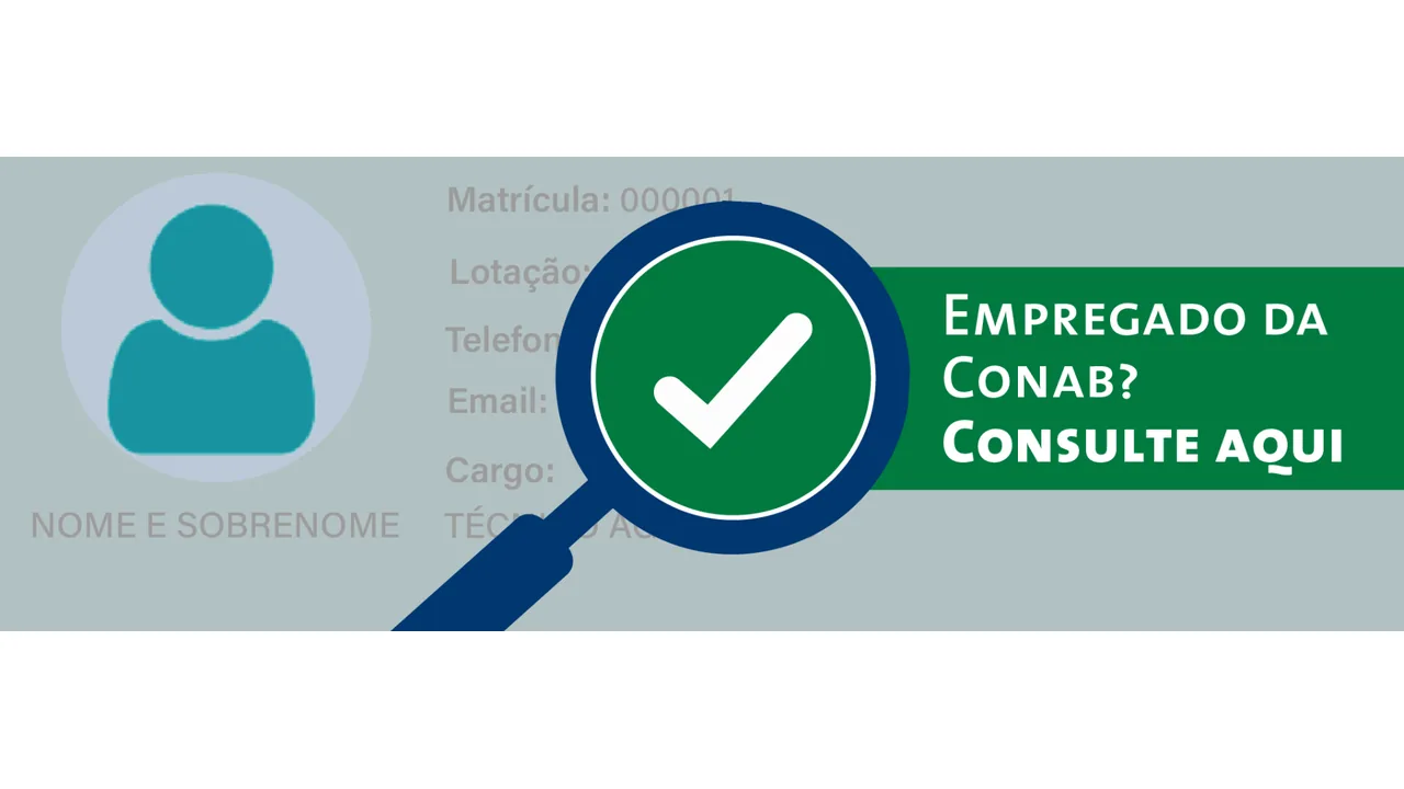 Banner oficial da Conab para consulta de identidade funcional em serviço digital