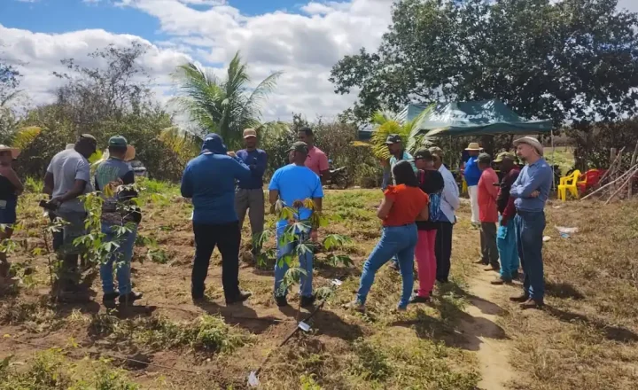 Agricultores participam de capacitação em manejo de irrigação no semiárido baiano